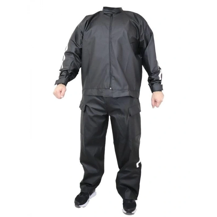 Yağmurluk Takım (Bahçıvan Tipi Askılı Pantolon Ve ont)  iyah