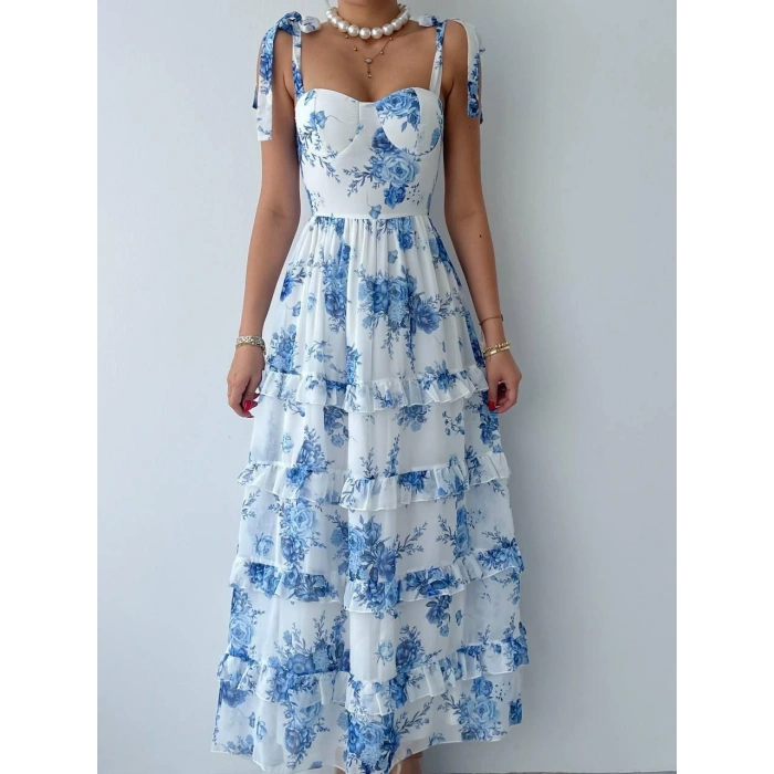 Zemun Bağlamalı Elbise