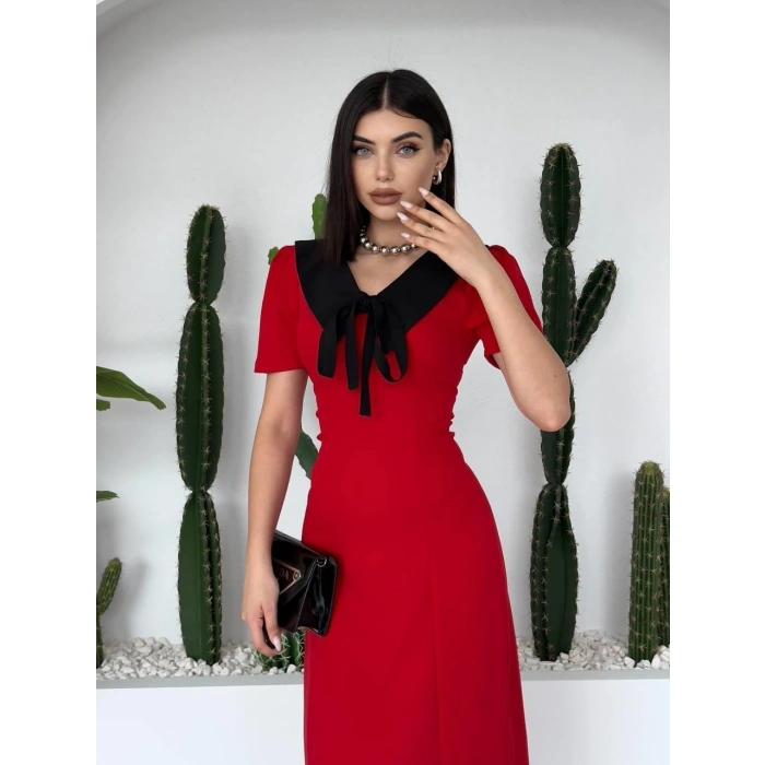 Zerra Yaka Kurdale Detay Elbise