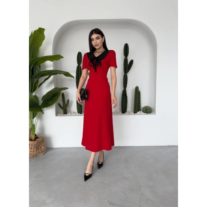 Zerra Yaka Kurdale Detay Elbise