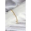 14K Gold Renk Kaplama Kalpli Model CM Kadın Bileklik