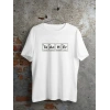 24 Kasım Kimya Öğretmeni Hediyesi Baskılı Bisiklet Yaka Tshirt  Beyaz