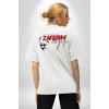 30 Ağustos Zafer Bayramı Atatürk Temalı Oversize Bisiklet Yaka Tshirt  Beyaz