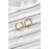 316L Çelik Gold Renk 15 mm Halka Kadın Küpe