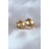 316L Çelik Gold Renk Sıkıştırmalı Erkek Küpe