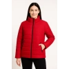 Bomber ont Ceket – u İtici Kumaş, Kapitone Astarlı, Fermuarlı, Kışlık  Kırmızı