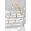 CM 14K Gold Renk Zincir Model 60 cm Kadın Kolye
