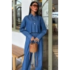 Denim Gömlek Plazzo Pantolon Takım 1016308