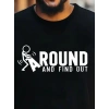 Erkek Around Baskılı Süprem Tshirt