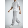 Erkek Baggy Alt Eşofman  Gri