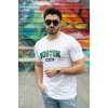 Erkek Boston Baskılı Süprem Tshirt