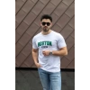 Erkek Boston Baskılı Süprem Tshirt