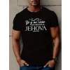 Erkek Jehova Baskılı Süprem Tshirt