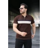 Erkek Örgü Desenli Renkli Kısa Kollu Triko Tişört