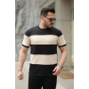 Erkek Parçalı Renk Kısa Kollu Tişört