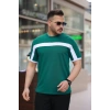 Erkek şerit Detaylı Kısa Kollu Tshirt