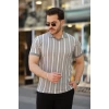 Erkek Yakalı örme Kumaş Kısa Kollu Tshirt