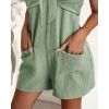Kadın Askı Aksesuarlı önü Bağlama Detay Salopet şort Tulum