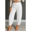 Kadın Krep Kumaş Balon Pantolon