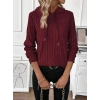 Kadın Uzun Kollu Kapşonlu Bağcıklı şardonlu Kaşkorse Bluz