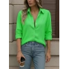 Kadın Uzun Kollu Yakalı önden Düğmeli Gömlek
