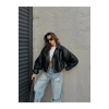 Yeni Sezon Oversize Kadın Siyah Ceket
