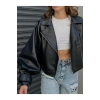 Yeni Sezon Oversize Kadın Siyah Ceket