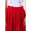 Yırtmaçlı Etek  Kırmızı