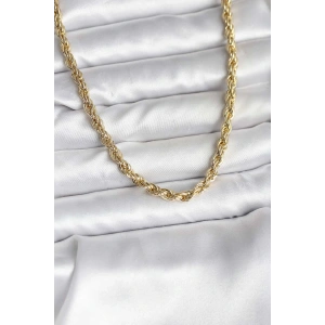 14K Gold Renk Kaplama Burgu Model CM Kadın Kolye