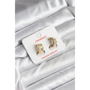 14K Gold Renk Kaplama CM Kadın Küpe