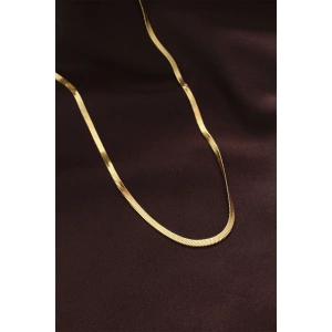 316L Çelik Altın Renk 60 cm İtalyan Zincir Kolye