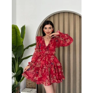 Avellino ırt Dekolteli Elbise