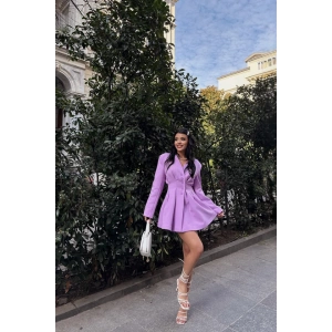 CEKET ELBİE PEN DETAYLI  Lila