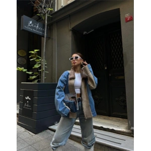 CHANEL GARNİLİ KOT MONT  Bej