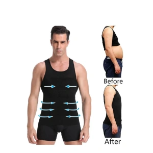 Dik Duruş Destekli Erkek Atlet Korse Göğüs Bel ve Karın Toparlayıcı
