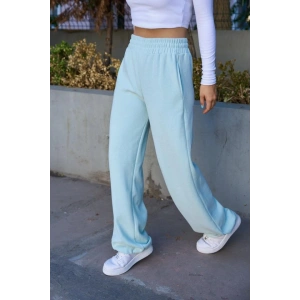 Düz Lastikli Eşofman  Mint Yeşili