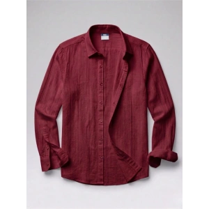 Erkek Armürlü Yarım Oversize üslin Gömlek