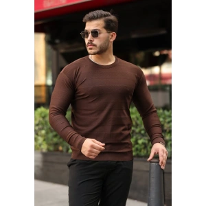 Erkek Bisiklet Yaka Uzun Kollu Triko