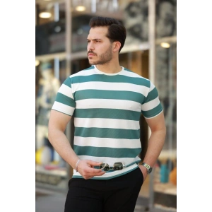 Erkek çift Renk Pamuklu örme Kumaş Kısa Kollu Tshirt