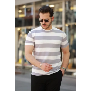 Erkek çift Renk Pamuklu örme Kumaş Kısa Kollu Tshirt