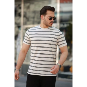 Erkek çizgili Kısa Kollu Tshirt