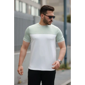Erkek Parçalı Renk Kısa Kollu Tişört