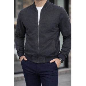 Erkek önden Fermuarlı Içi Astarlı üet Ceket