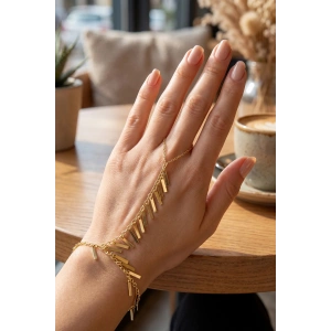 Gold Renk Pirinç Sarkıt Plaka Model Şahmeran