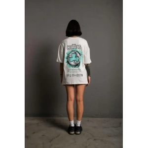 ırt Baskılı Tshirt  Beyaz