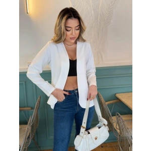 Kadın Uzun Kollu önü Açık Blazer Ceket