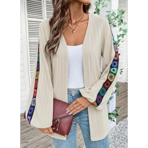 Kadın Uzun Kollu önü Açık şardonlu Kaşkorse Ceket