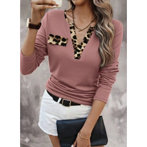 Kadın Uzun Kollu V Yakalı Kaşkorse Bluz