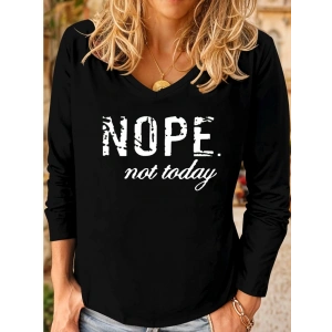 Kadın Uzun Kollu V Yakalı Viskon Iki Iplik Bluz