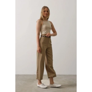 Kemer Pens Detaylı Pantolon  Haki